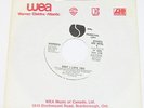 RAMONES Baby I Love You/ High Risk CANADIAN WHITE LABEL PROMO 7