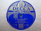 VERA LYNN & ARTHUR YOUNG - We'll Meet Again / Later On 78 rpm disc