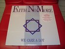 BLACK FRIDAY: FAITH NO MORE - WE CARE A LOT LTD US IMPORT WHITE VINYL LP MINT