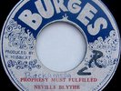 Neville Blythe PROPHESY MUST BE FULFILLED Killer ROOTS REGGAE 45 RARE