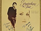 SOMEWHERE IN TIME Soundtrack signed by Chris Reeve & Jane Seymour- 1 of a kind