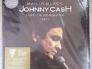 JOHNNY CASH Man in black : Live in denmark 1971 2LP red & white vinyl sealed