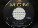 SPYDER TURNER I Can't Make It Anymore Don't Hold Back MGM Northern Soul 45 VG+