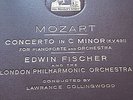 MOZART CONCERTO IN C MIN EDWIN FISCHER & LONDON PHILHARMONIC LAWRENCE COLLINGWOO