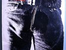 ROLLING STONES STICKY FINGERS RARE ORIG'71 LP w/ANDY WARHOL ZIPPER COVER+STICKER