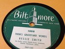 Bessie Smith - Them's Graveyard Words - Blues 78 RPM - Biltmore 1008