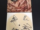 ANTI FLAG BACON 7 INCH BONE VINYL AUTOGRAPHED BY BAND LIMITED EDITION RARE MINT