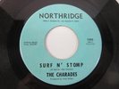 THE CHARADES 45  DOO WOP SURF N' STOMP /  FOR YOU NORTHRIDGE 1002 NICE CLEAN