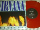 NIRVANA SMELLS LIKE TEEN SPIRIT LTD ED FENDER RED COLORED VINYL 10