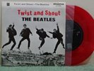 The Beatles Twist and Shout Rare Japanese Red Vinyl 45 Record EAS-30014