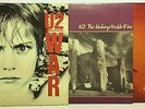 U2 LP Vinyl Record Lot: Under A Blood Red Sky, The Unforgettable Fire + War