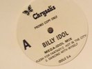 BILLY IDOL 1980s vinyl record punk rare WHITE LABEL PROMO COPY MEGA IDOL MIX