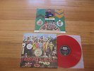 BEATLES - Sgt Peppers RED VINYL Oz LP - nMINT Vinyl - Australian LIMITED EDITION