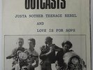 The Outcasts Justa Nother Teenage Rebel Good Vibrations 3 UK PS, Punk Rock KBD