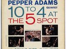 PEPPER ADAMS  5 Spot  ORIG US RIVERSIDE 1958  Small DG  EX