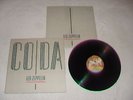 LED ZEPPELIN CODA ORIGINAL 1982 UK EMBOSSED GATEFOLD VINYL LP SWAN SONG EX/EX