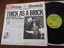JETHRO TULL Thick As A Brick  UK CHRYSALIS  LP 1972  Newspaper Cover