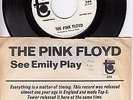 The Pink Floyd 45 See Emily Play/Scarecrow TOWER PROMO EX rare pic sleeve LISTEN