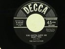 THE RAY-O-VACS You Gotta Love Me Baby Too DECCA  hear soundclip  LES HARRIS