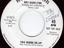 Northern Soul Original - Roy Hamilton - You Shook Me Up (Promo)- Listen
