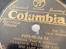 HOT JAZZ  78 RPM  CLARENCE WILLIAMS COLUMBIA 14666-D Papa De Da Da/Baby Won't..