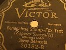 HOT JAZZ 78 RPM SAVOY BEARCATS Victor 20182 Senegalese Stomp/Nitemare  E to E+