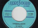 Rocksteady Reggae 45 - Hamlins - Sentimental Reasons - Coxsone - mp3