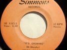 * MERV MURPHY It's Growing RARE 70's CROSSOVER NORTHERN SOUL Simmons 45 Hear