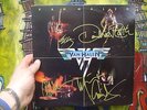 Van Halen Beautifully Signed in Gold Paint Pen Self Titled Debut Album