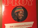I-ROY Ten Commandments LP UK Picture Disc ROOTS REGGAE Marley Rhythms EX