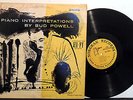 BUD POWELL Piano Interpretations '56 Norgran MONO DSM cvr very clean VG++ to NM-