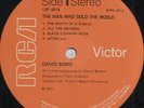 David Bowie - 'Man Who Sold World' 1971 UK RCA LP