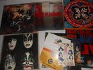 Kiss Lp Lot, Of 5, Alive II With Tattoos, Kiss Army & Evolution, Vg+