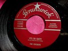 THE CRICKETS - It's So Easy - Near Mint 45 rpm - Buddy Holly - Brunswick 55094