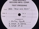 TEST-PRESS SS Decontrol-How We Rock LP 1984 JERRYS KIDS GANG GREEN MINOR THREAT