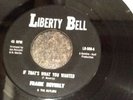 frank beverly if thats what you wanted liberty bell northern soul 45