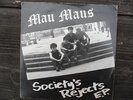 Rare Mau Maus Society's Rejects EP/Record/Vinyl DIY Punk/Single/45