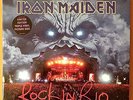 IRON MAIDEN LIMITED EDITION 3 LPS PICTURE DISC ROCK IN RIO 2002 SUPER RARE NM