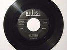 RARE DOO WOP 45 THE CHANTERS  ROW YOUR BOAT / STARS IN THE SKIES DE LUXE 6166