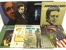 Johnny Cash LP Vinyl Record Lot: Hello I'm The Show Time I Walk the Line America