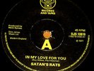 SATANS RATS VINYL 45 PUNK Kbd Oi RARE UK 7