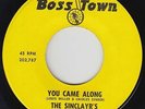 Sweet/70s Soul Funk 45 - Sinclayr's - You Came Along - Boss Town - NM mp3 rare