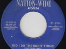 Sweet Soul 45 - Attractions - Did I Do The Right Thing - Nation-Wide - mp3