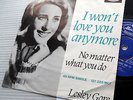 LESLEY GORE I Won't Love You Anymore No Matter NETHERLANDS Picture Sleeve 45 e32