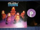 DEEP PURPLE burn 1974- RARE UK FIRST  PRESS -PURPLE ( THE GRAMOPHONE .LTD ) - EX
