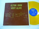 ELTON JOHN - VERY ALIVE (RARE LP) COLOR VINYL