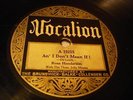 BLUES ROSA HENDERSON An' I Don't Mean If VOCALION 15215