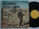 SONNY ROLLINS Way Out West C35301 1st MONO RED PRINT FRAME COVER DG