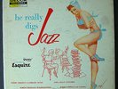 TOM DORSEY-JOHN GRAAS-WOODY HERMAN HE REALLY DIGS JAZZ  George Petty cover art.