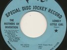 MOTHERS OF INVENTION on Verve —LONELY LITTLE GIRL— psych 45 --ZAPPA-- PROMO ORIG